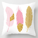 Capa para Almofada Decorativa Estampada com Zíper Home Decor 45*45cm