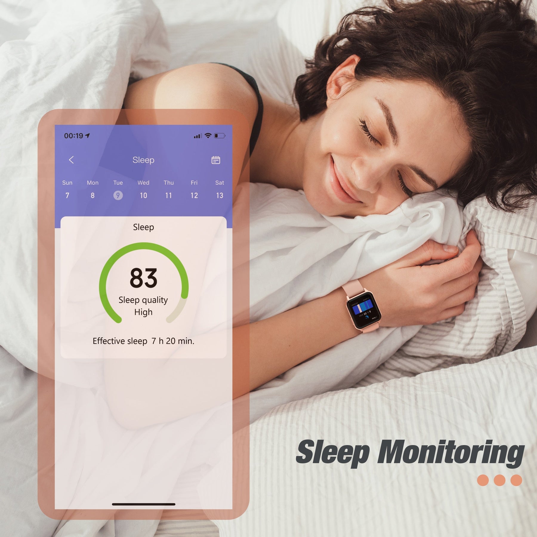 SmartWatch à Prova D'água para Android e IOS