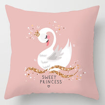 Capa para Almofada Decorativa Estampada com Zíper Home Decor 45*45cm