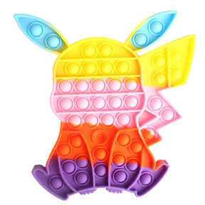 Brinquedo Pop It Pokemon Pikachu Anti Stress Fidget Toys Sensorial Colorido