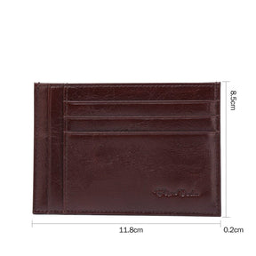 Carteira Bison Denim Slim Couro Legítimo Original Spruce