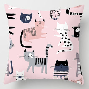 Capa para Almofada Decorativa Estampada com Zíper Home Decor 45*45cm