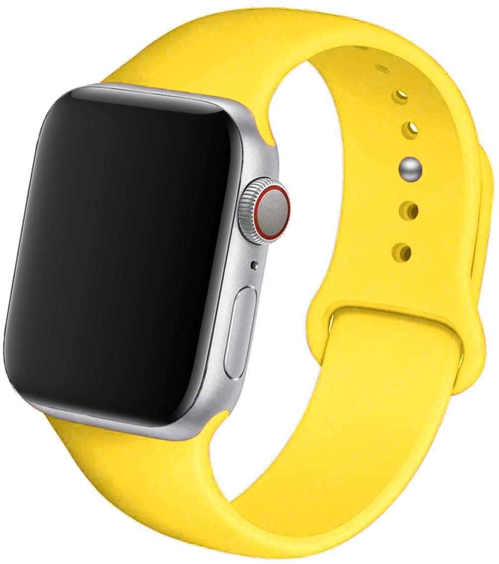 Pulseira de Silicone Smartwatch 38-40mm 42-44mm S/M M/L Apple Watch IWO Crested