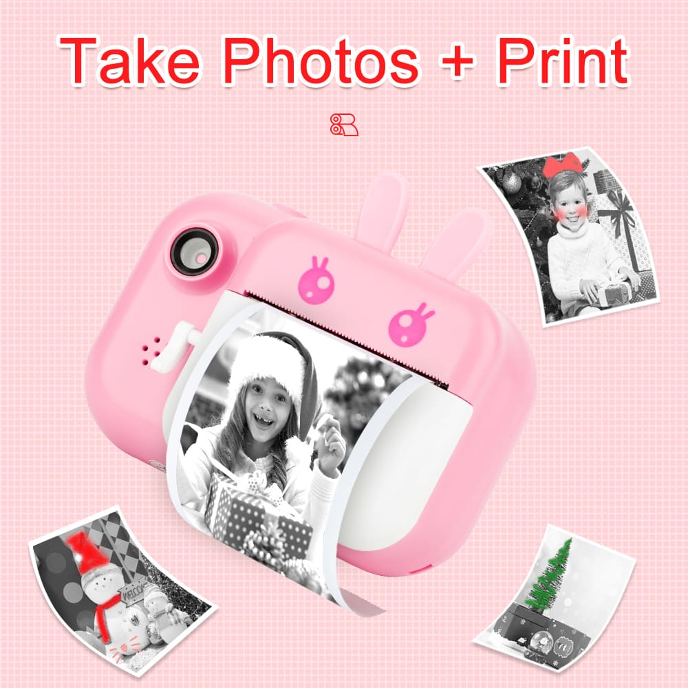 Câmera Digital Fotográfica Infantil Instantânea Kids Minibear