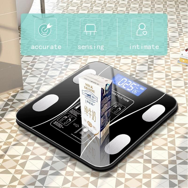 Balança Digital Corporal Com Bioimpedância Bluetooth Aplicativo para Banheiro