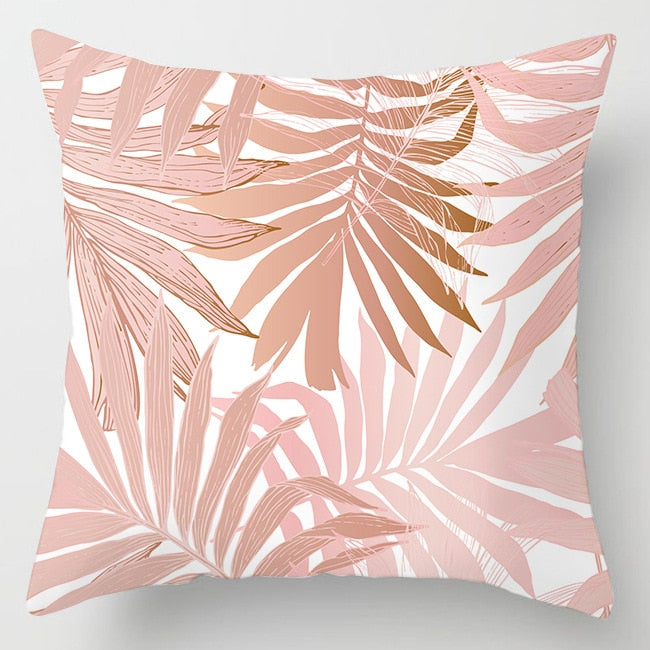 Capa para Almofada Decorativa Estampada com Zíper Home Decor 45*45cm