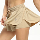 Short Feminino Esportivo Fitness com Bolso Interno