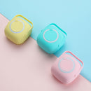 Escova de Silicone com Porta Shampoo para Pet