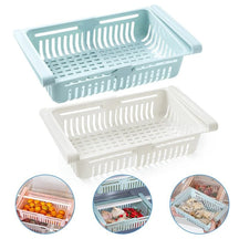 Kit de Cesta Organizadora Extensível para Cozinha Quarto Banheiro
