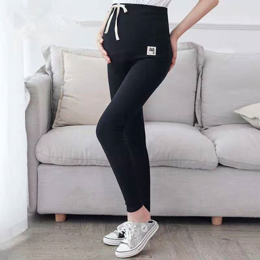 Calça Legging Maternidade Macio com Sustentação Ajustável