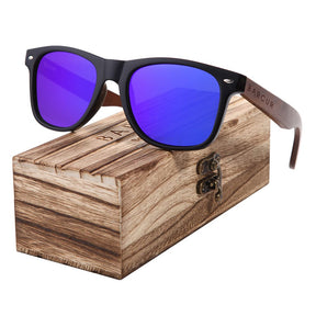 Óculos de Sol Masculino Madeira Pine Polarizado Barcur