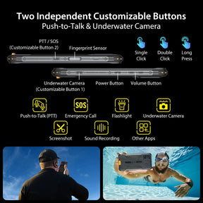 Celular Smartphone Umidigi Bison 128GB IP68/IP69k Quad Camera 6.3" À Prova D'Água