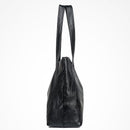 Bolsa Sacola Feminina Luxo de Couro Ecológico Grande Retro Smooza