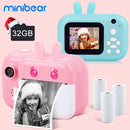 Câmera Digital Fotográfica Infantil Instantânea Kids Minibear