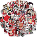 Kit Adesivos Stickers Personagens La Casa De Papel