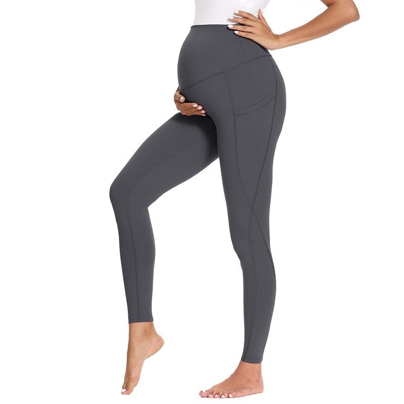 Legging Cintura Alta com Bolso para Grávidas