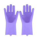 Luva de Silicone Magic Glove Roxo Claro