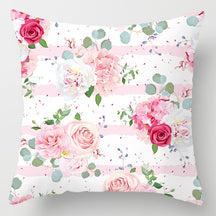 Capa para Almofada Decorativa Estampada com Zíper Home Decor 45*45cm