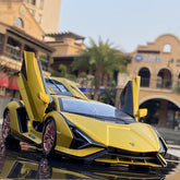Miniatura Lamborghini Carrinho de Colecionador Sian FKP 37 1:18 Burago