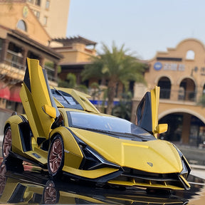 Miniatura Lamborghini Carrinho de Colecionador Sian FKP 37 1:18 Burago