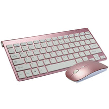 Kit Teclado e Mouse Sem Fio para PC 2.4g Ultra Fino Wireless