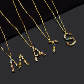 Colar de Prata 925 com Pingente Letra Inicial