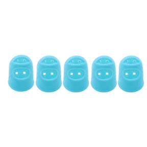 Kit Protetores para Dedos Silicone Tocar Violão Guitarra Baixo