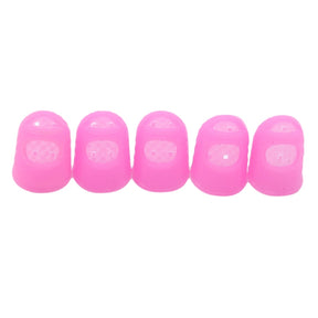 Kit Protetores para Dedos Silicone Tocar Violão Guitarra Baixo