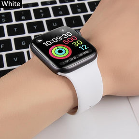 Pulseira de Silicone Smartwatch 38-40mm 42-44mm S/M M/L Apple Watch IWO Crested