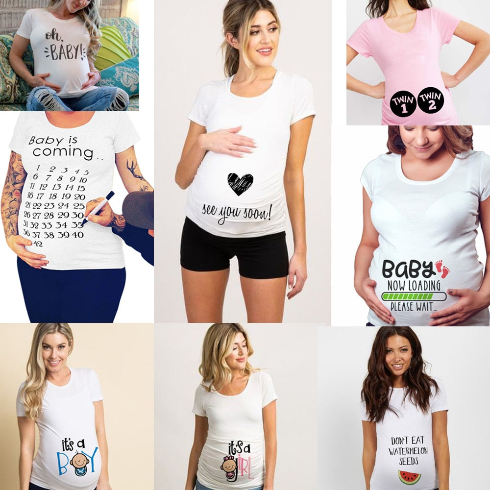 Camiseta Criativa Urbana Grávida Gestantes Divertida Frases Engraçadas