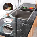 Papel de Parede Adesivo de Mármore Escuro