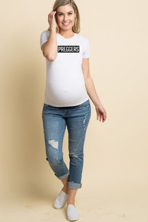 Camiseta Criativa Urbana Grávida Gestantes Divertida Frases Engraçadas
