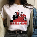 Camiseta Blusa Feminina Manga Curta La Casa De Papel