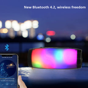 Caixa de Som Boombox Bluetooth Sem Fio Subwoofer Rádio FM T&G