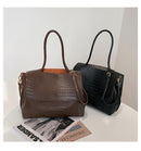 Bolsa Feminina de Couro Modelo Crocodile