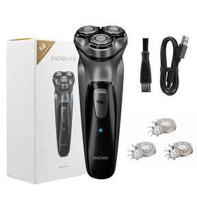 Máquina de Barbear Barbeador Elétrico Sem Fio BlackStone 3D