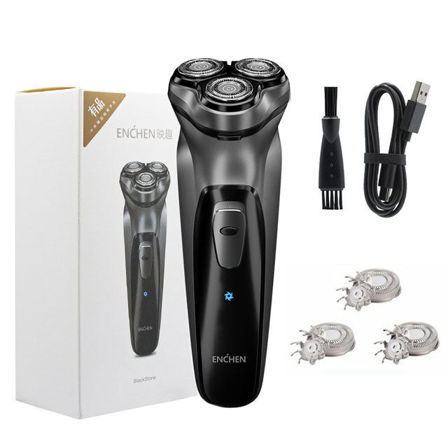 Máquina de Barbear Barbeador Elétrico Sem Fio BlackStone 3D