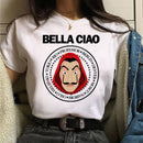 Camiseta Blusa Feminina Manga Curta La Casa De Papel