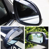 Par de Protetor Adesivo Anti Chuvas de Espelho Retrovisor