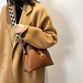 Bolsa De Ombro Feminina de Couro Sintético Designer Fashion Lady