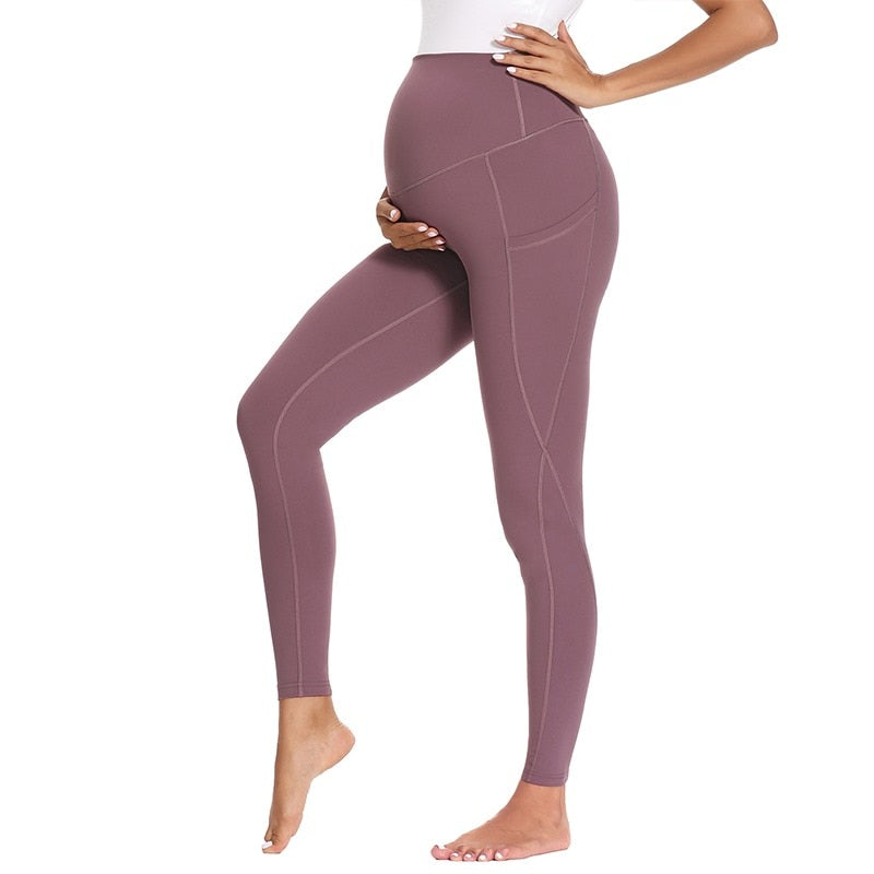 Legging Cintura Alta com Bolso para Grávidas