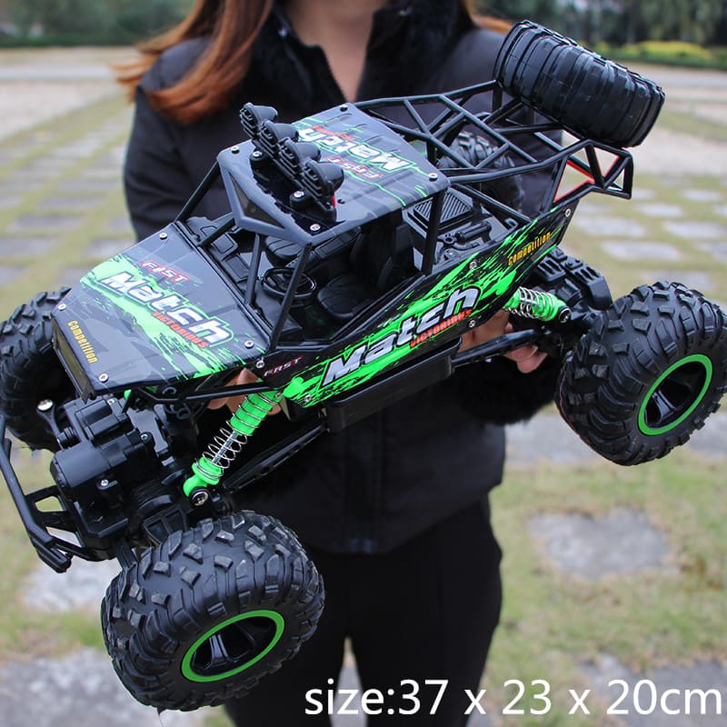 Carrinho de Controle Remoto Grande 4x4 RC Monster Truck Off-Road