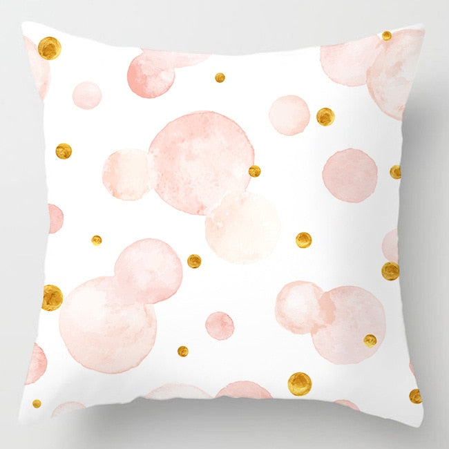 Capa para Almofada Decorativa Estampada com Zíper Home Decor 45*45cm
