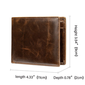 Carteira Masculina de Couro Legítimo Lux Westal