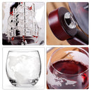 Conjunto Decanter Garrafa com Copos Luxo Vinho Uísque Vodka