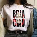 Camiseta Blusa Feminina Manga Curta La Casa De Papel