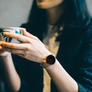 Relógio Feminino de Luxo Joias Hannah Martin Quartzo CH36-W à Prova D'Água