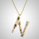 Colar de Prata 925 com Pingente Letra Inicial