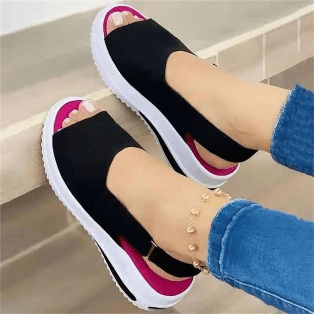 Sandália Feminina Ortopédica Confortável e Ajustável Sponge Mice