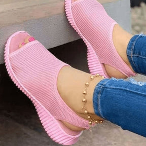 Sandália Feminina Ortopédica Confortável e Ajustável Sponge Mice